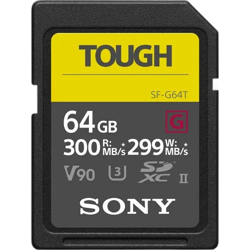 Карта памяти Sony 64GB SF-G Tough UHS-II SDXC 299Mb/s