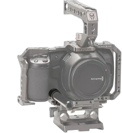 Крепление для рельсы Tilta 15mm Bottom Single Rod Holder for BMPCC 4K Full or Half Cage (TA-BSRA-15-G)