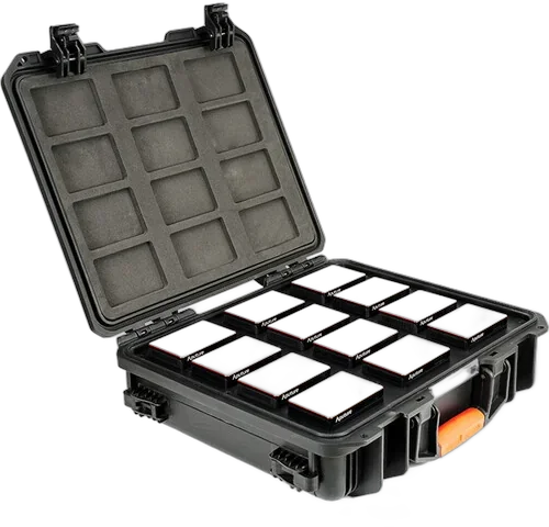 Комплект светодиодных осветителей Aputure MC 12-Light Travel Kit with Charging Case