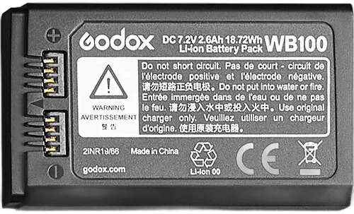Аккумулятор Godox WB100 для AD100pro Pocket Flash