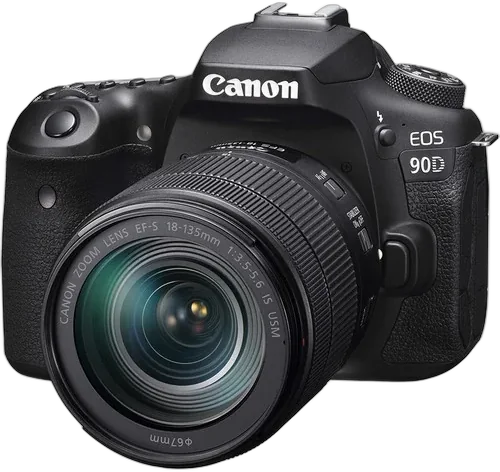 Фотоаппарат Canon EOS 90D kit 18-135mm f/3.5-5.6 IS USM 2 года