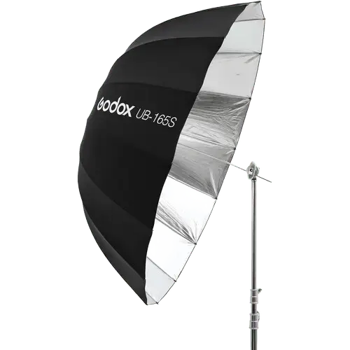 Зонт параболический Godox UB-165S серебро/черный