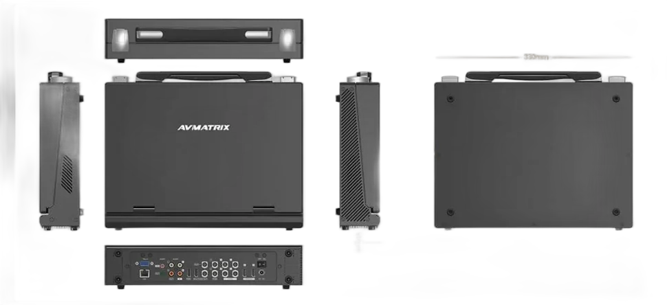 Видеомикшер AVMatrix PVS0613U Portable 6-Channel Video Switcher with 13.3' LCD monitor