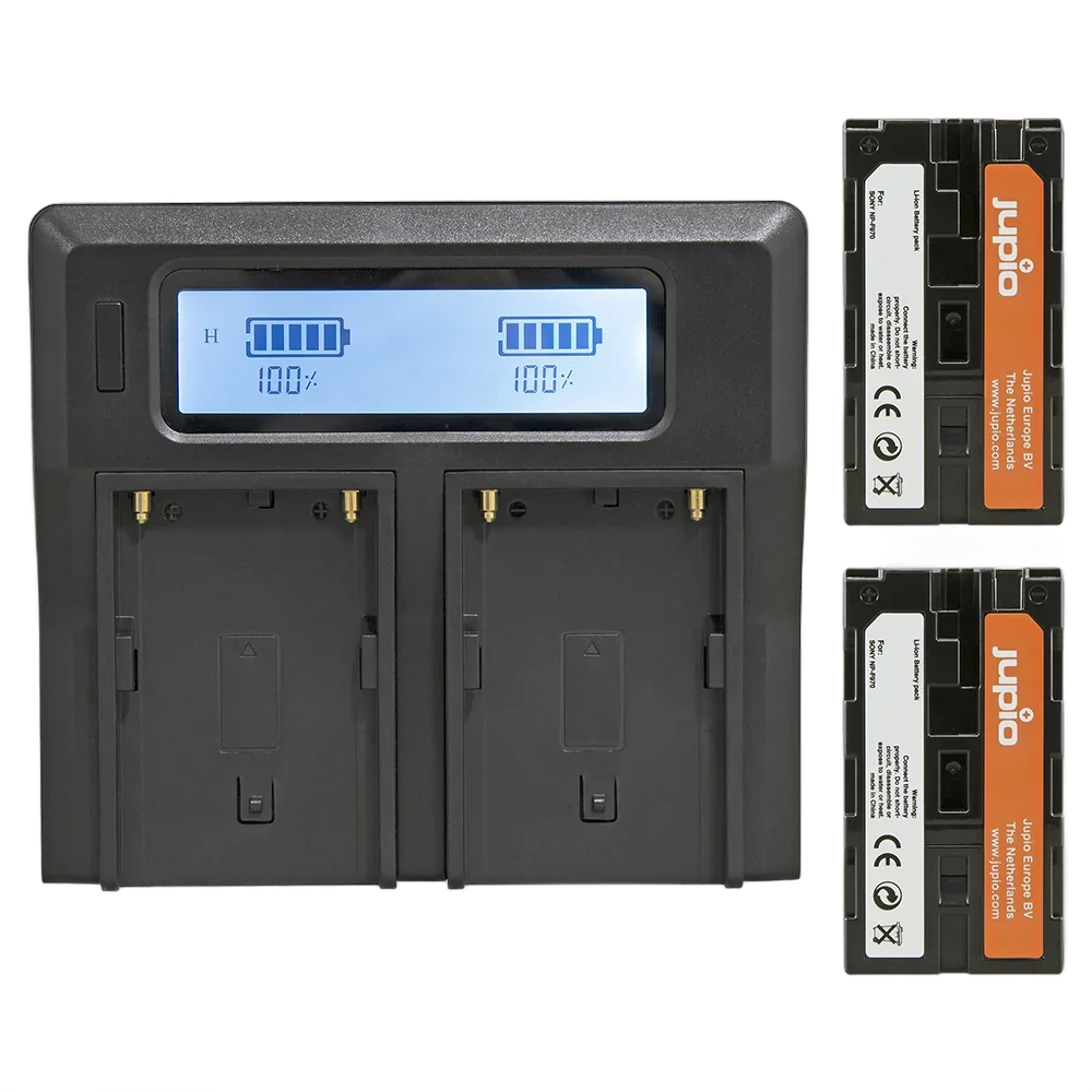Набор Jupio: NP-F970 2x battery 6000mah + Duo Charger