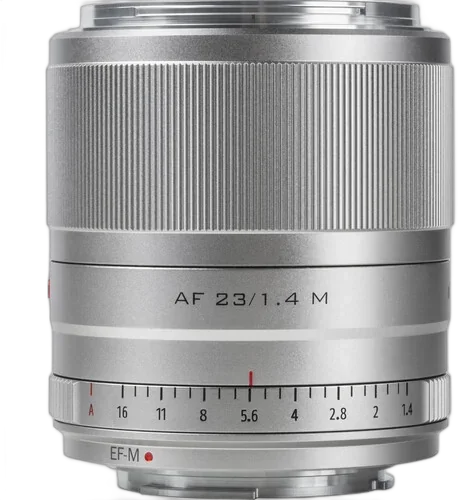 Объектив Viltrox AF 23mm f/1.4 M для Canon EF-M Silver
