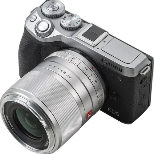 Объектив Viltrox AF 23mm f/1.4 M для Canon EF-M Silver