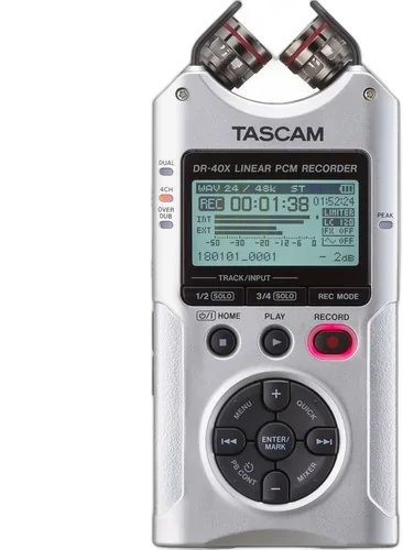 Рекордер Tascam DR-40X серый