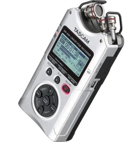 Рекордер Tascam DR-40X серый
