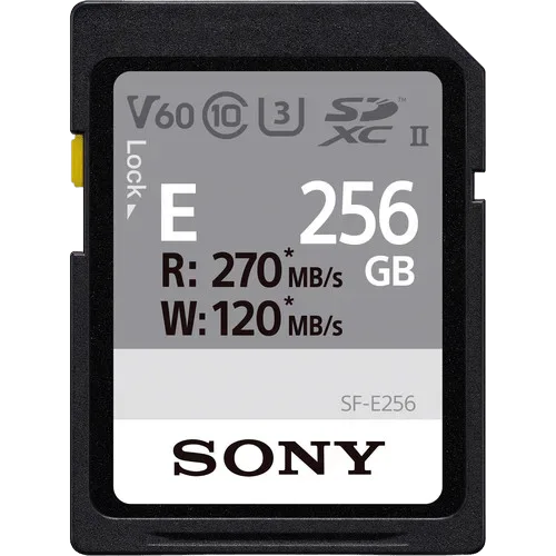 Карта памяти Sony 256GB SF-E UHS-II SDXC 120Mb/s