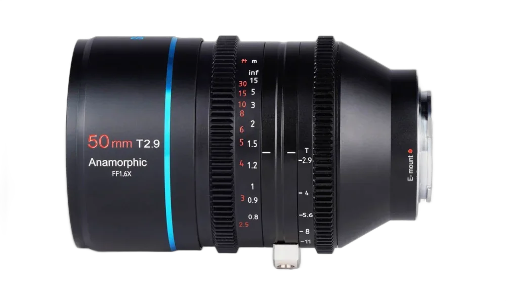 Объектив Sirui Venus Anamorphic 50mm T2.9 1,6x на Sony E-Mount