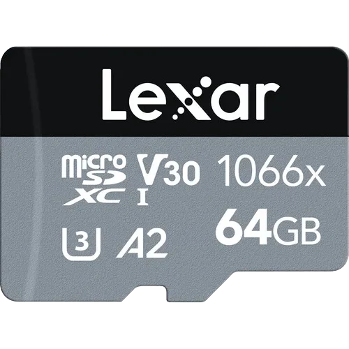 Карта памяти Lexar microSDXC 64GB Professional 1066x UHS-I 160MB/s