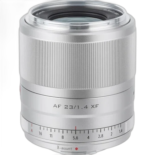 Объектив Viltrox AF 23mm f/1.4 для Fujifilm X (серебристый)