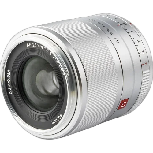 Объектив Viltrox AF 23mm f/1.4 для Fujifilm X (серебристый)