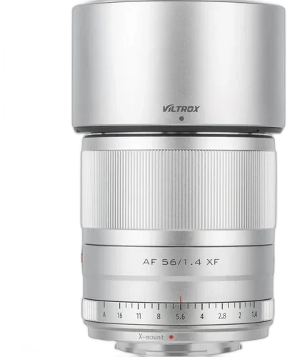Объектив Viltrox AF 56mm f/1.4 для Fujifilm X (серебристый)