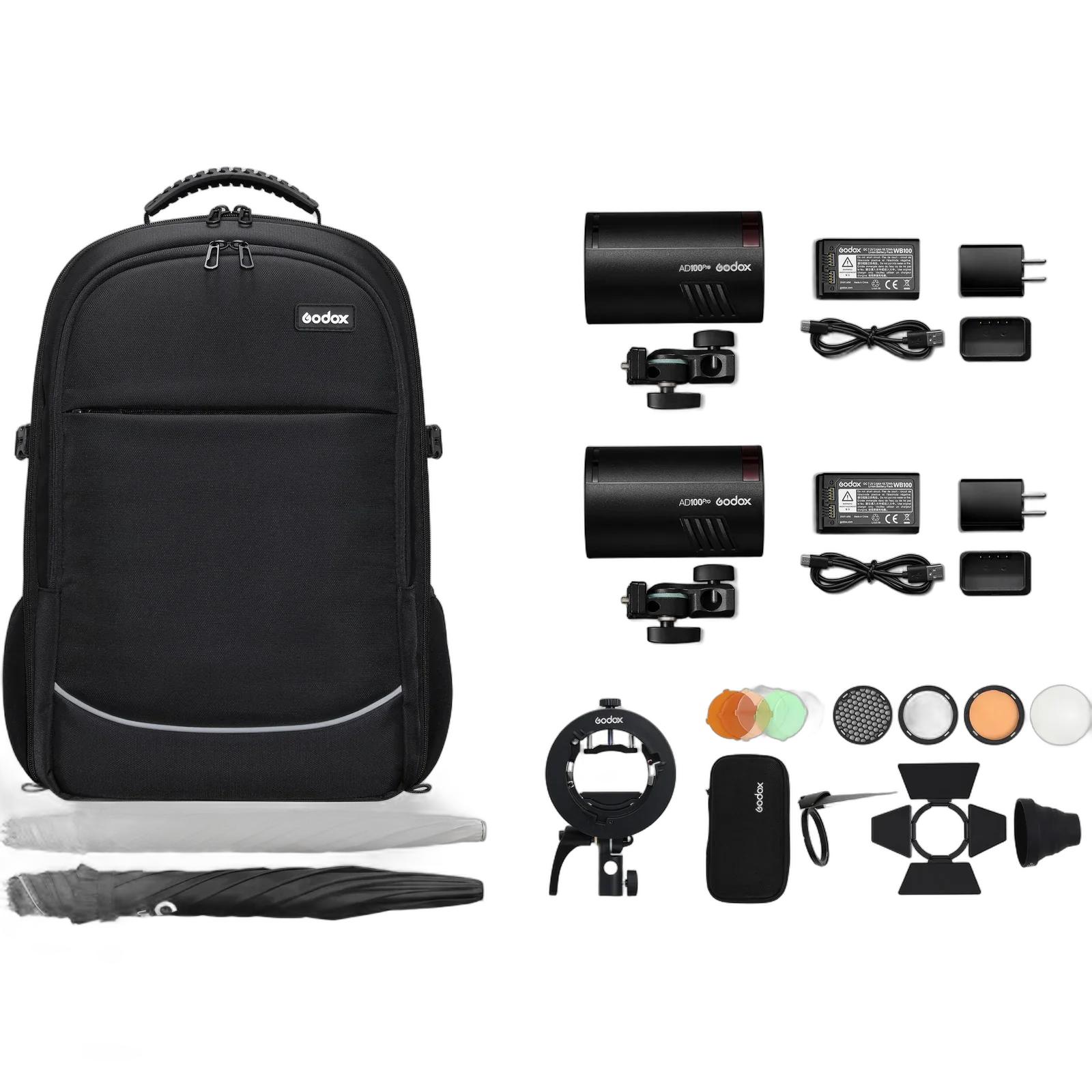 Комплект студийного оборудования Godox AD100Pro 2 KIT