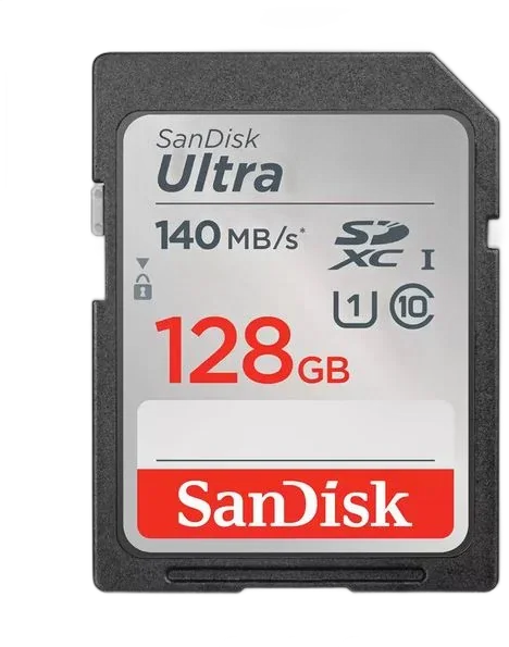 Карта памяти SanDisk Ultra SDXC UHS 128Gb 140 MB/s