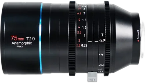 Объектив Sirui Venus Anamorphic 75mm T2.9 1.6x на Canon RF-mount