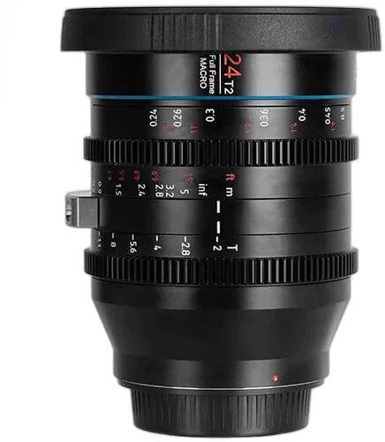 Объектив Sirui Jupiter 24mm T2 Full Frame Macro Cine Lens на Canon EF-mount