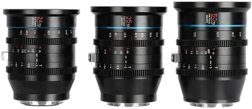 Набор объективов Sirui Jupiter 24/35/50mm T2 Full Frame Macro Cine 3 Lens на Canon EF-mount