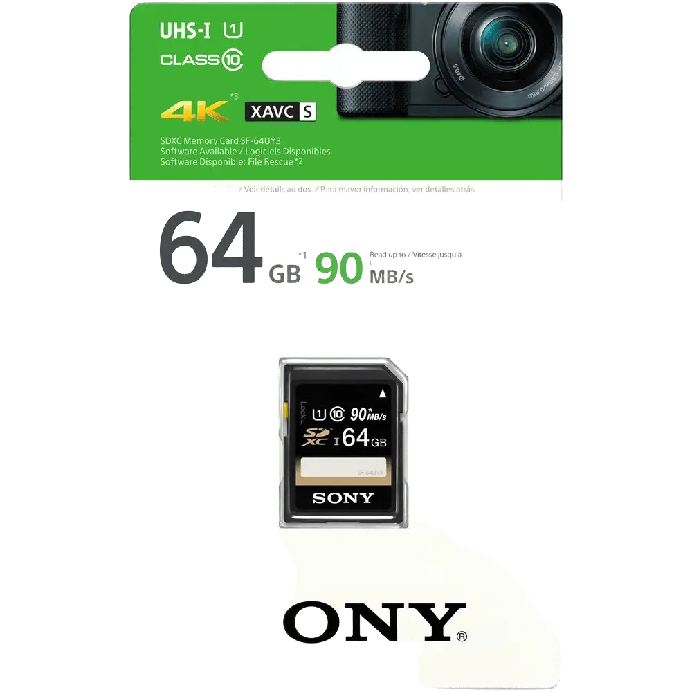 Карта памяти Sony 64GB SF-UY3 UHS-I SDXC 60Mb/s