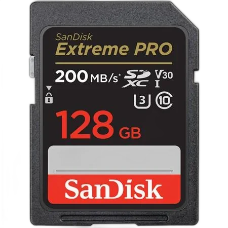 Карта памяти SanDisk Extreme Pro SDXC UHS-I 128Gb 200MB/s