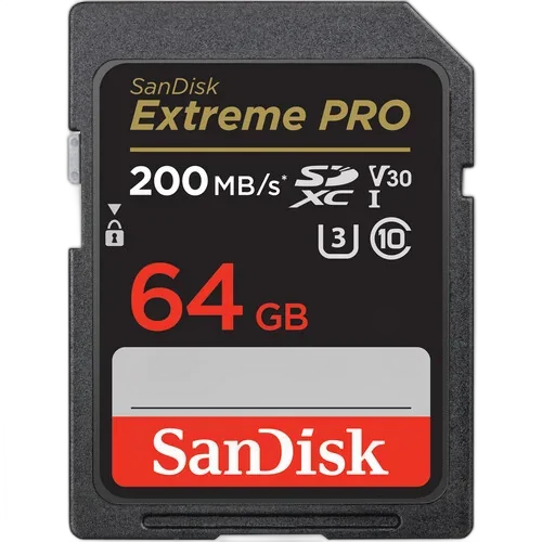 Карта памяти SanDisk Extreme Pro SDXC UHS-I 64Gb 200MB/s