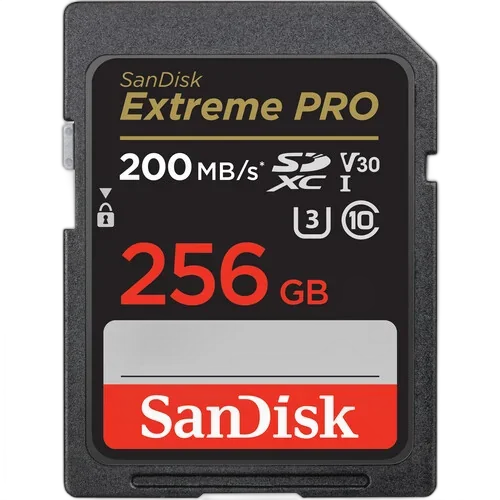 Карта памяти SanDisk Extreme Pro SDXC UHS-I 256Gb 200MB/s