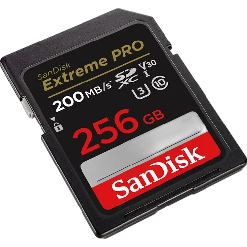 Карта памяти SanDisk Extreme Pro SDXC UHS-I 256Gb 200MB/s