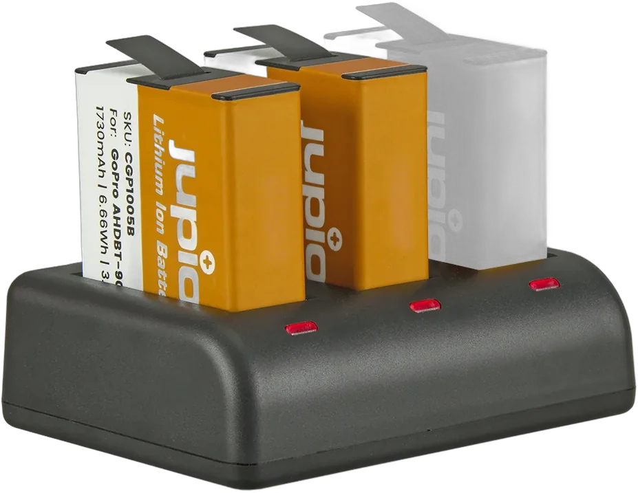 Зарядное устройство Jupio Value Pack: 2x Battery GoPro HERO 9/10/11/12