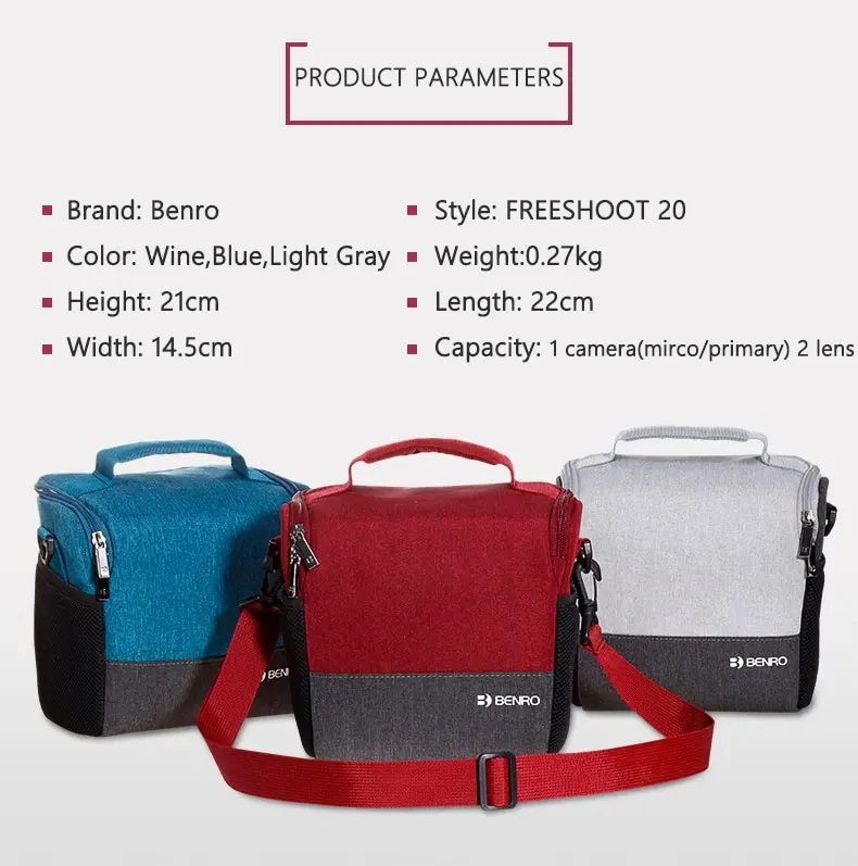 Сумка Benro Freeshoot 20 (Серая)