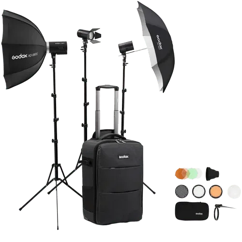 Комплект студийного оборудования Godox AD100Pro и AD300Pro 3-Light Kit