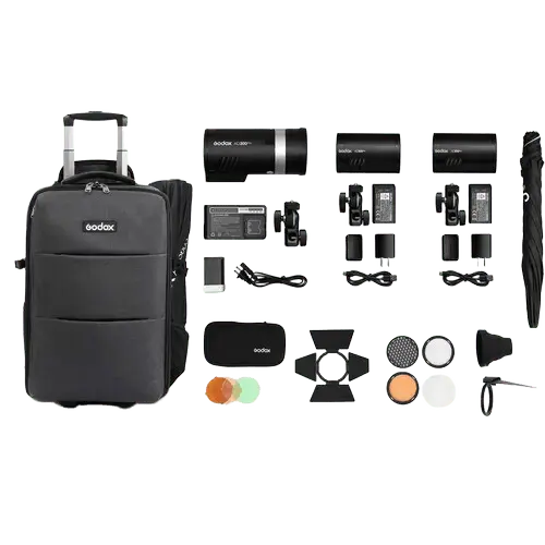 Комплект студийного оборудования Godox AD100Pro и AD300Pro 3-Light Kit