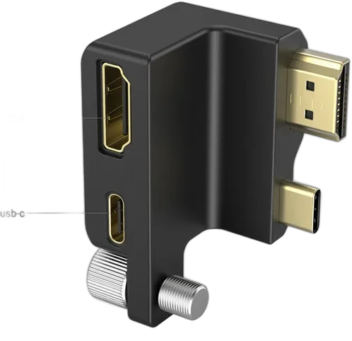 Переходник SmallRig Combination HDMI and USB Type-C Right-Angle Adapter for BMPCC 6K Pro 3289