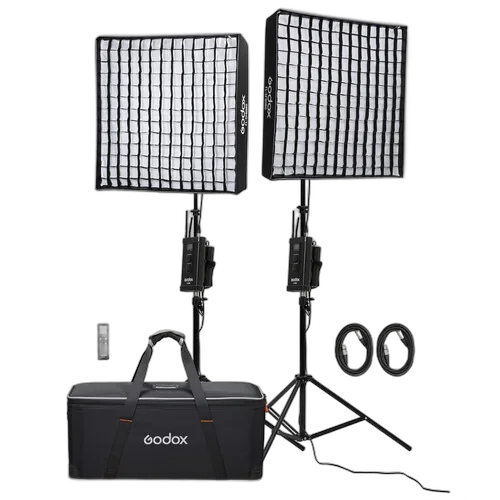 Комплект светодиодных осветителей Godox FL150S-K2 kit гибкий 60*60CM