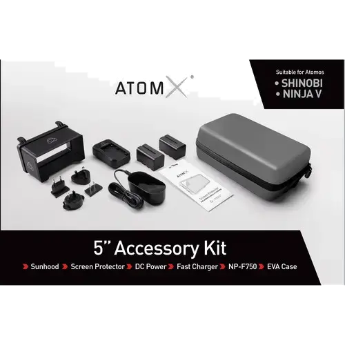 Набор аксессуаров Atomos 5" для Shinobi, Shinobi SDI, Ninja V Monitors