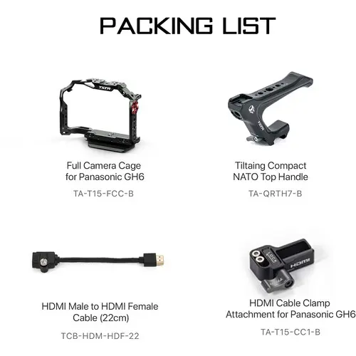 Клетка Tilta Full Camera Cage для for Panasonic GH6 TA-T15-A-B