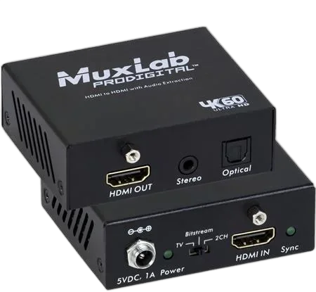 Аудио экстрактор Muxlab 4K/60 HDMI