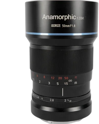 Объектив Sirui 50mm f/1.8 Anamorphic 1.33x для Canon RF