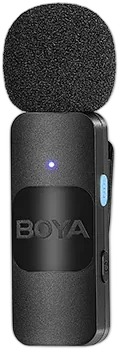Радио петличный Boya BY-V2 (2 спикера для смартфонов Apple)