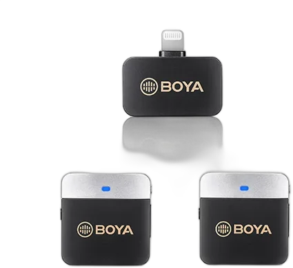 Радио петличный Boya BY-M1V6 (2 спикера для смартфонов Apple)