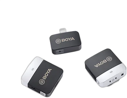Радио петличный Boya BY-M1V6 (2 спикера для смартфонов Apple)