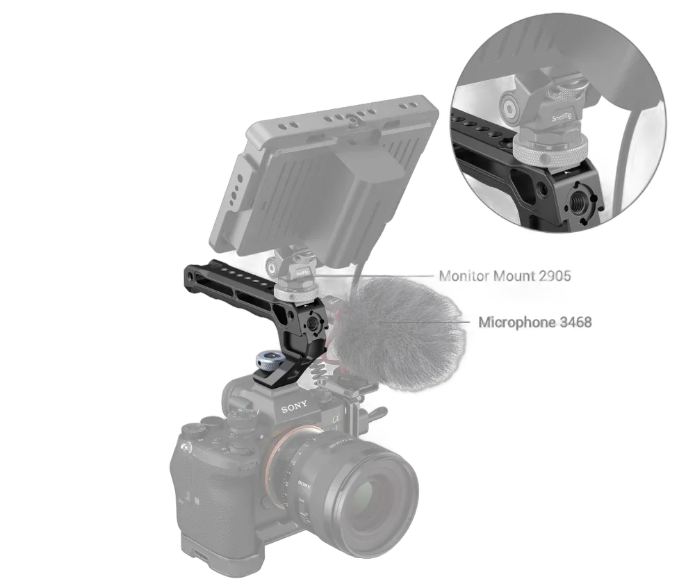 Ручка SmallRig Top Handle with Cold Shoe 3764