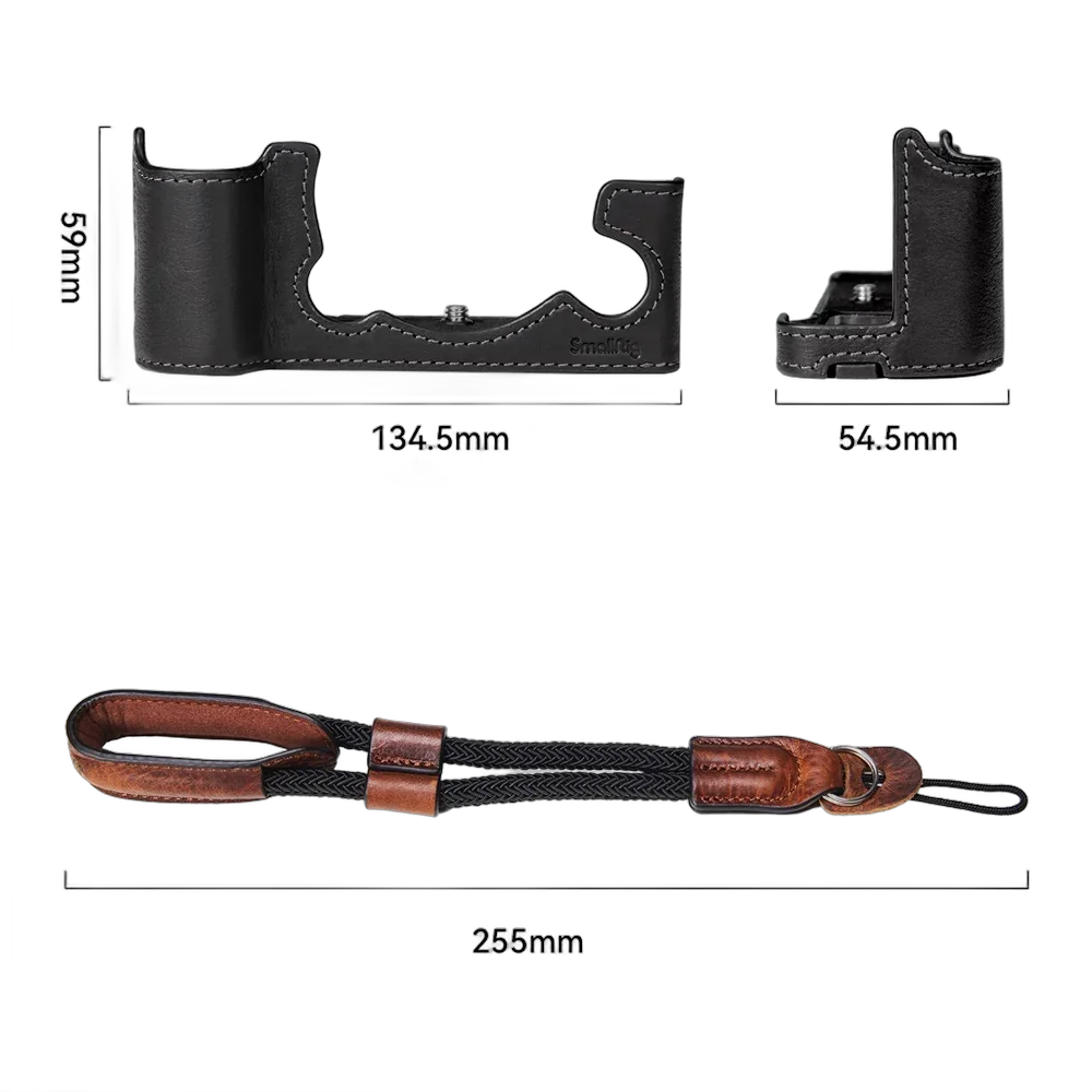 Кистевой ремень SmallRig Half Case / Wrist Strap Kit for FUJIFILM X-T5 3927