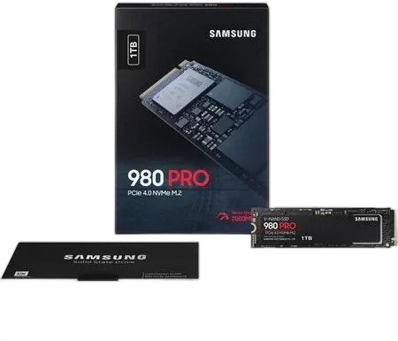 Внутренний жесткий диск Samsung 1TB 980 PRO PCIe 4.0 x4 M.2 Internal SSD