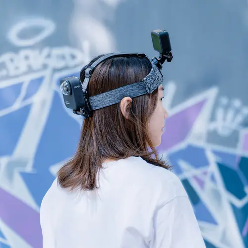 Крепление на голову TELESIN Head Strap with Dual Action Camera Mounts