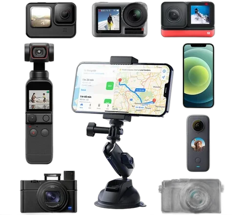 Крепление-присоска TELESIN Suction Cup Mount for Action Cameras