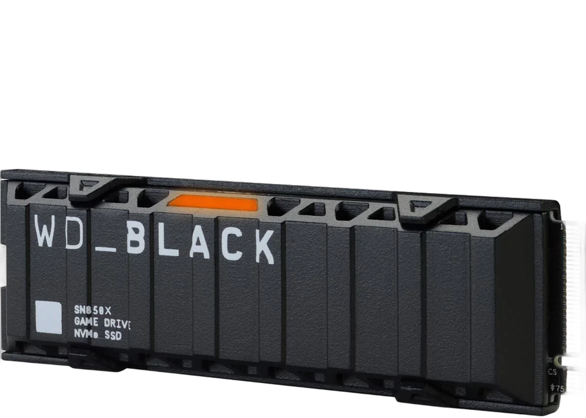 Внутренний жесткий диск WD BLACK SN850X 2TB NVMe PCIe 4.0 x4 M.2 Internal Gaming SSD with Heatsink