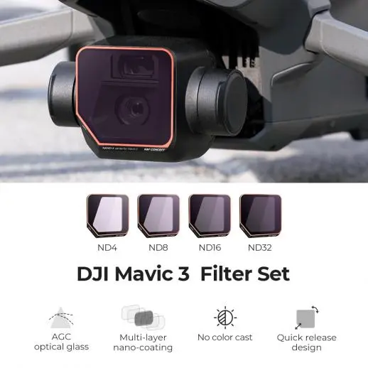 Набор фильтров K&amp;F Concept для Mavic 3 (ND4+ND8+ND16+ND32)