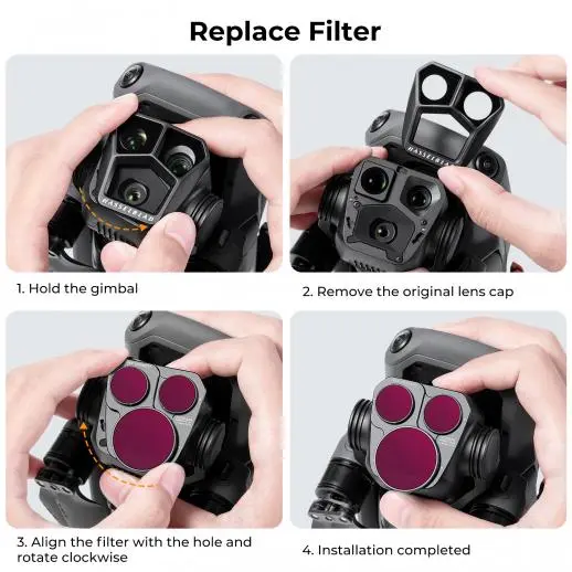 Набор фильтров K&amp;F Concept для Mavic 3 Pro (ND8,PL+ND16,PL+ND32,PL+ND64,PL)