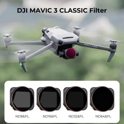 Набор фильтров K&amp;F Concept для Mavic 3 Classic (ND8,PL+ND16,PL+ND32,PL+ND64,PL)
